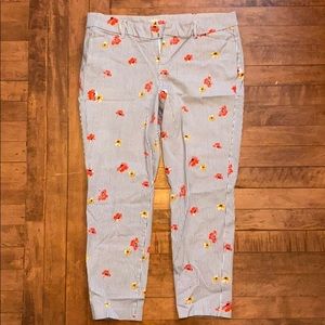 Old Navy Floral Pixie Pants